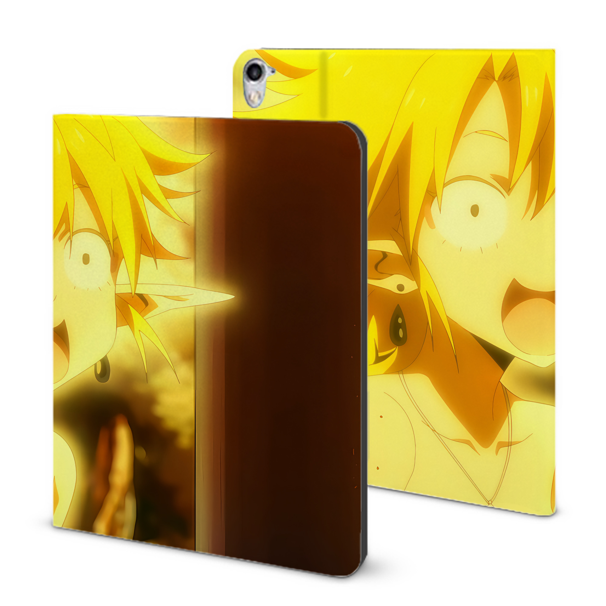 （画像用） 転スラ Regarding Reincarnated to Slime IPad ケース ブック型 PUレザー TPU 耐衝撃 軽量 薄型 ペン収納なし 全面保護 IPad 各モデル対応